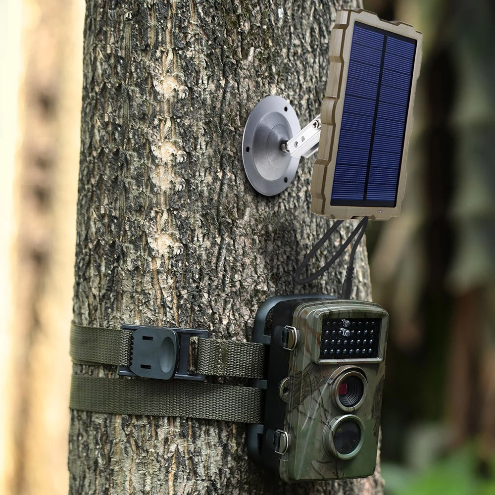 Camera de chasse autonome solaire photo 32 Mpx vidéo audio Full HD vision  nocturne invisible étanche IP66